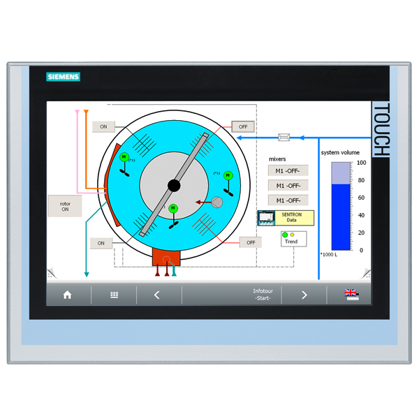 6AG1124-0QC02-4AX0 New Siemens SIPLUS HMI TP1500 Comfort (Spare Part)